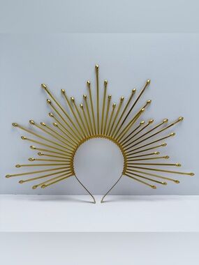 Gold Radiant Spike Headband